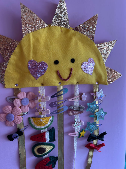 Sunshine hair clip holder